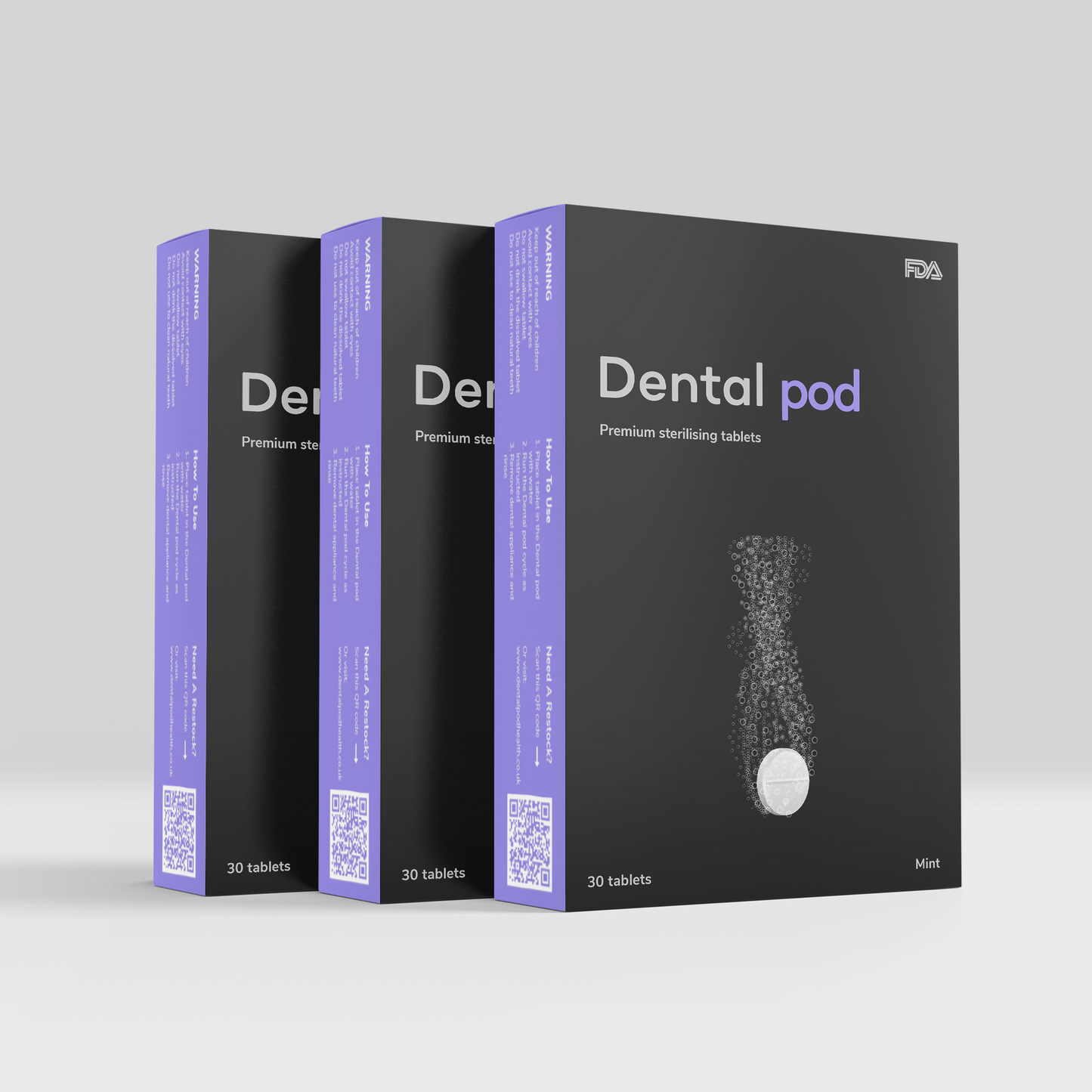 Dental Pod® Sterilising Tablets - 10 Boxes